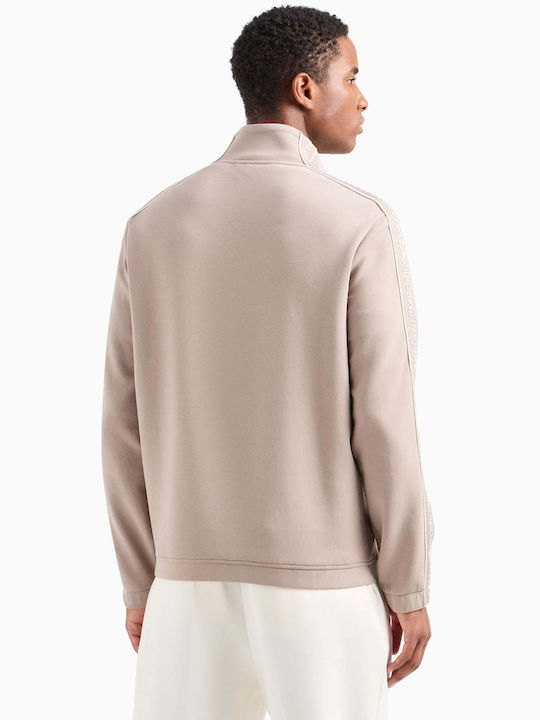 Emporio Armani Herren Sweatshirt Jacke Beige