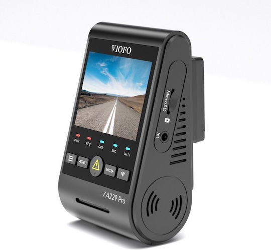 Viofo A229 Pro 4K Windshield Car DVR, 2.4" Display