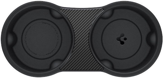 Spigen Ποτηροθήκη Αυτοκινήτου 2 Θέσεων για Κονσόλα σε Μαύρο Χρώμα