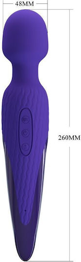 Pretty Love Antony Youth Δονητής Μασάζ 26cm Μωβ