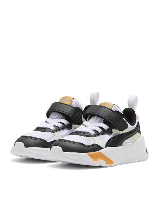 PUMA Jr Inf Trinity Ac+ Παιδικά Sneakers με Σκρατς Μαύρα 390840-11
