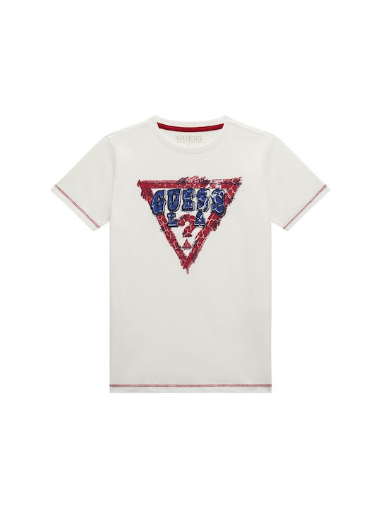 Guess Tricou pentru copii alb