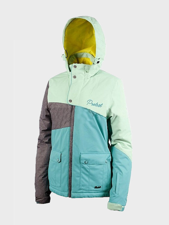 Protest Women's Ski & Snowboard Jacket Turquoise 662932-357