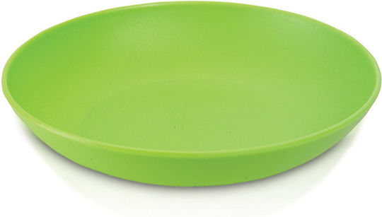 Viosarp Teller Wüste Kunststoff Grün mit Durchmesser 18cm