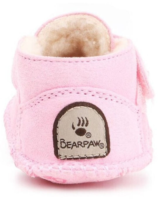 Bearpaw Βρεφικά Παντοφλάκια Αγκαλιάς Ροζ