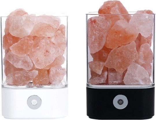 Decorative Lamp Himalayan Salt Black