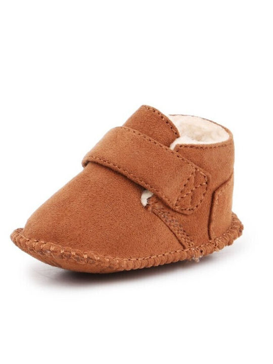 Bearpaw Βρεφικά Παντοφλάκια Αγκαλιάς Καφέ