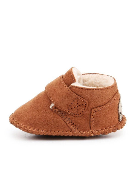 Bearpaw Βρεφικά Παντοφλάκια Αγκαλιάς Καφέ