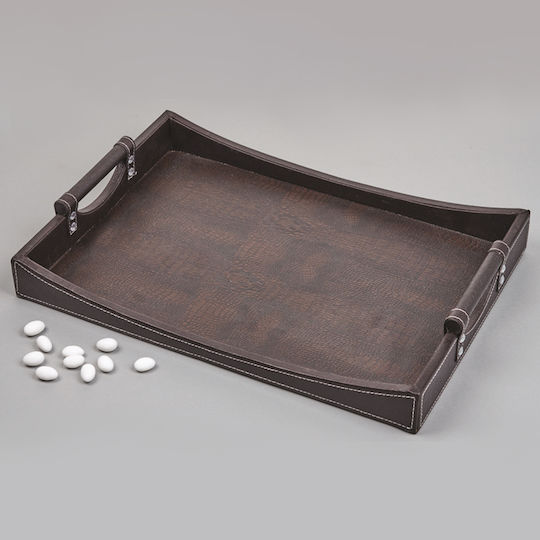 Novaker Wedding Tray made of Metal Brown 1pcs