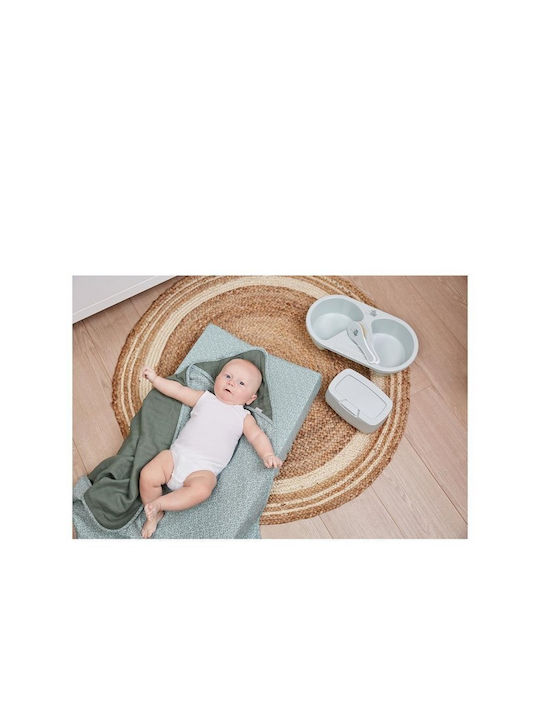 Bebejou Hooded Baby Bath Towel Green