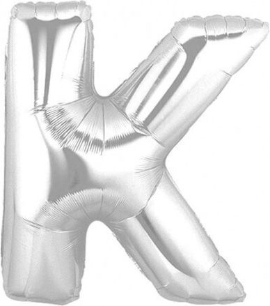 Luftballon Folie Jumbo Buchstabe F Silber 82cm F