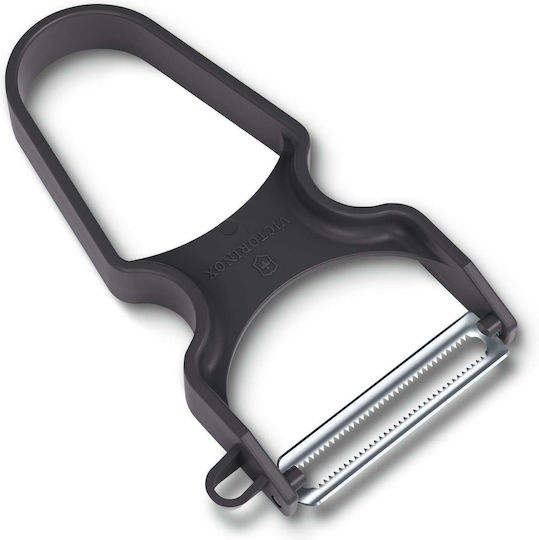 Victorinox Rapid Αποφλοιωτής/Καθαριστής Φρούτων & Λαχανικών με Λεπίδα Julienne από Ανοξείδωτο Ατσάλι Μαύρος