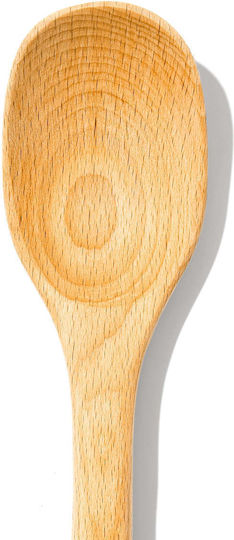 OXO Ρηχή Κουτάλα Ραγού Ξύλινη Καφέ 31.49cm