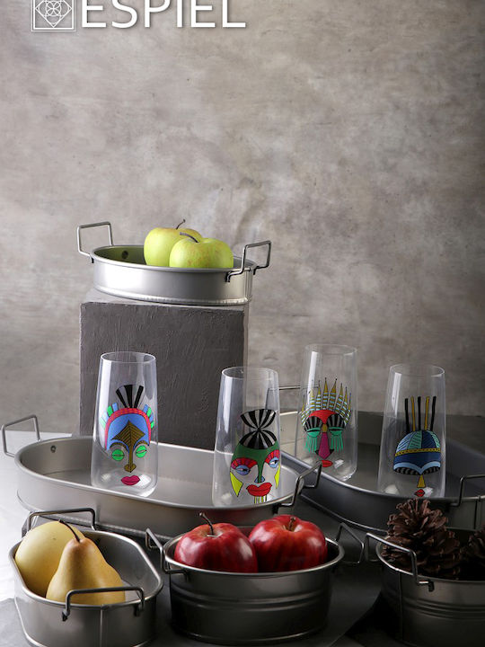 Espiel Aluminum Salad Bowl Gray 22.5x13x5cm