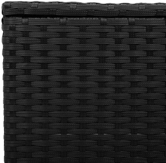 Tisch für kleine Außenbereiche Stabil Black 55x55x37cm