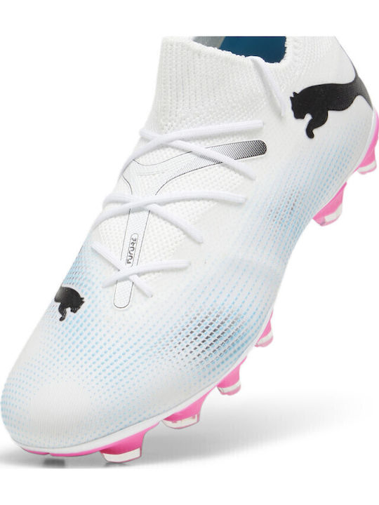 PUMA Future Match Football Shoes with Cleats White