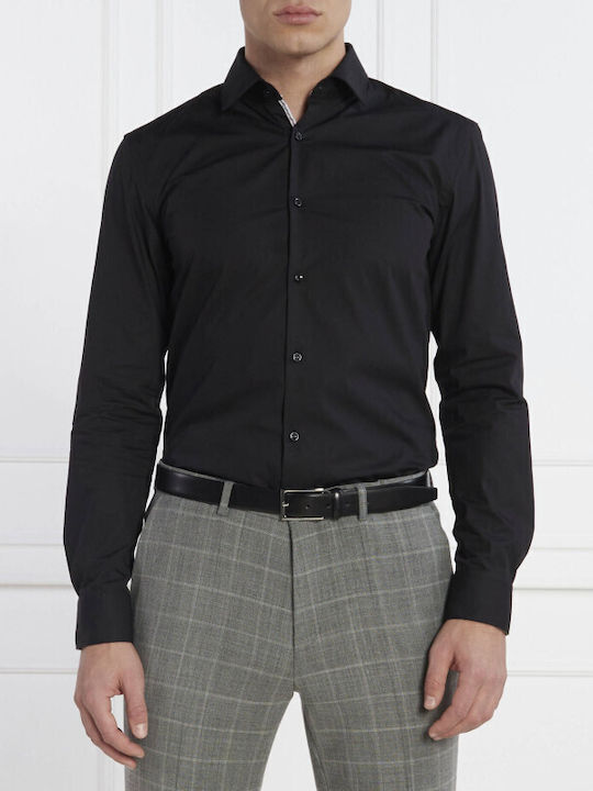 Hugo Boss Men's Shirt Long Sleeve Black
