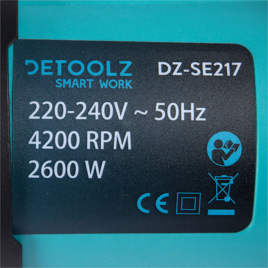 Detoolz Δισκοπρίονο Κοπής Μετάλλου με Ισχύ 2.6kW