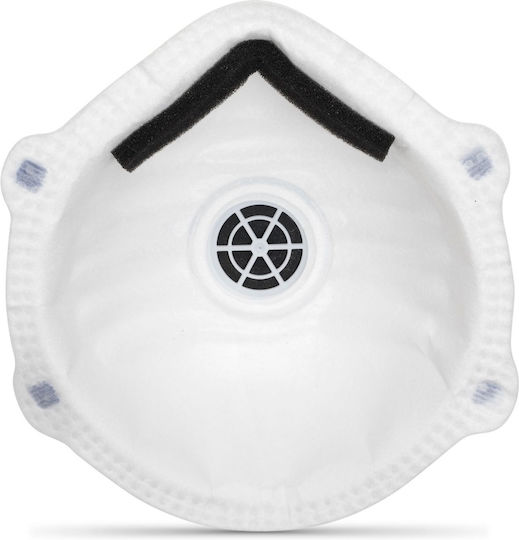 Active Gear Mască de protecție FFP2 cu supapă Gri 05-8862 1buc