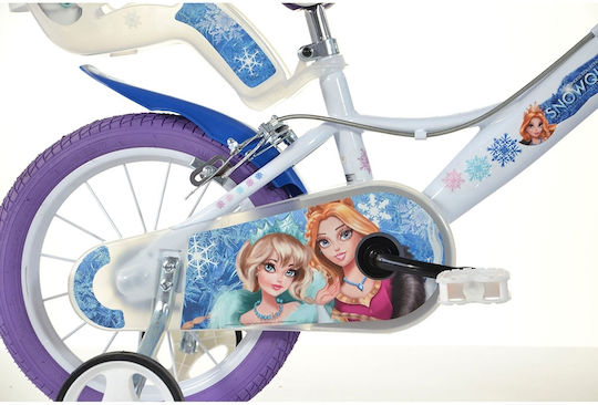 Dino Bikes Snow Queen 16" Παιδικό Ποδήλατo Πόλης Γαλάζιο