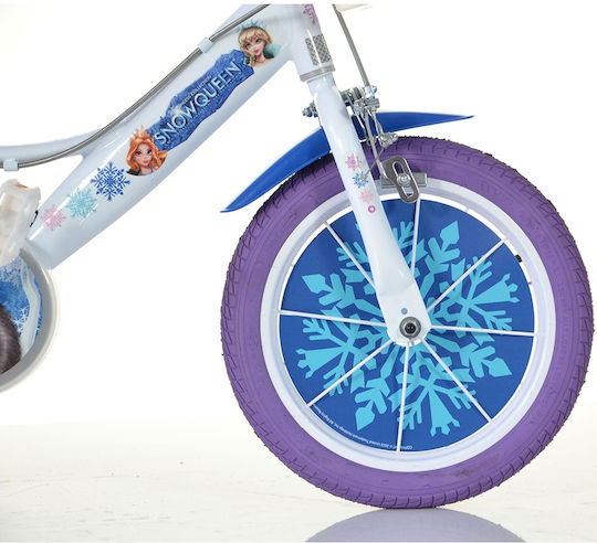 Dino Bikes Snow Queen 16" Παιδικό Ποδήλατo Πόλης Γαλάζιο