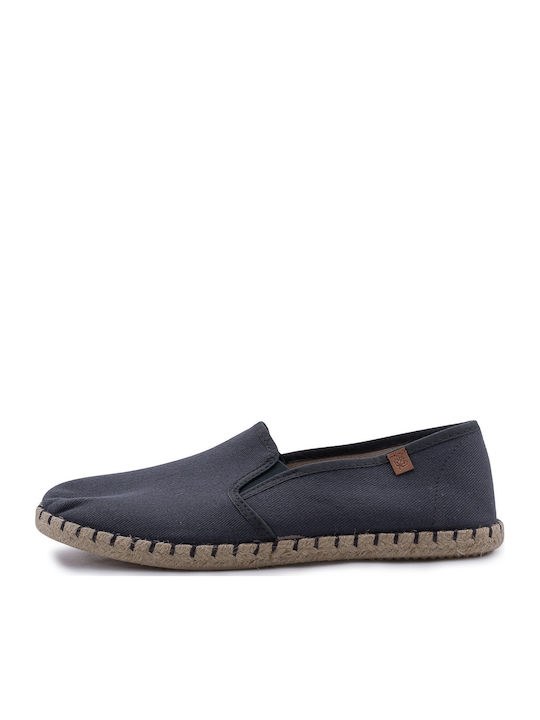 Fabric Men's Espadrilles in Gray Color