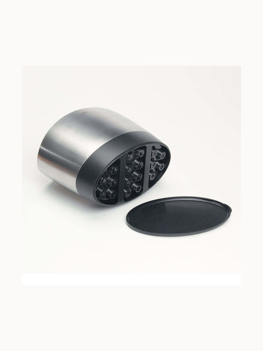 OXO Στραγγιστήρι για Μαχαιροπίρουνα Inox Ασημί 21x12x16cm