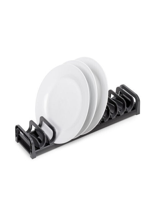 Emuca Plastic Cabinet Dish Rack in Gray Color 47x12cm