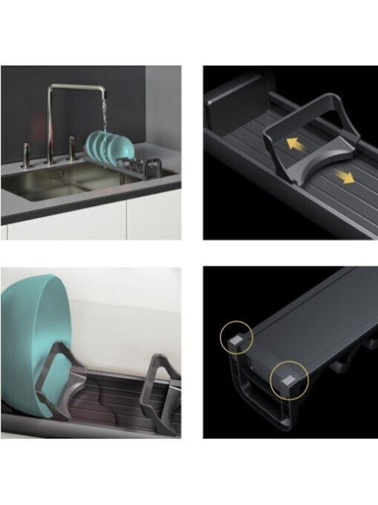Emuca Cabinet Dish Rack in Gray Color 47x9cm