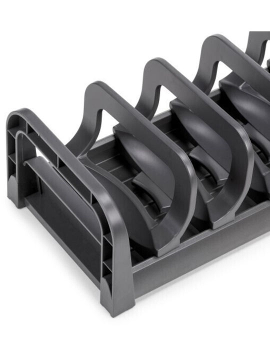 Emuca Plastic Cabinet Dish Rack in Gray Color 47x12cm