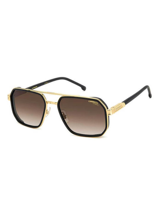 Carrera Sonnenbrillen mit Gold Rahmen und Braun Verlaufsfarbe Linse 1069/S I46/86