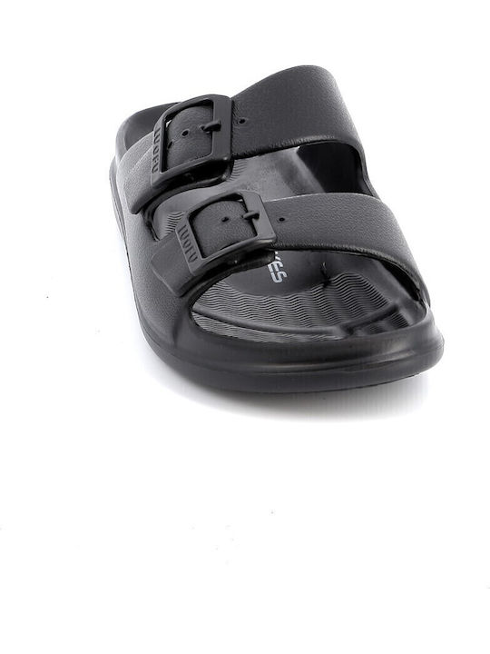 Flip Flops in Sandal Style in Black Colour