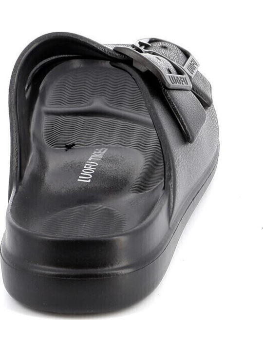 Flip Flops in Sandal Style in Black Colour