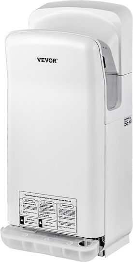 Vevor Plastic Hand Dryer with Sensor in White Colour 2kW GSJLSGSPQSBS-Z774V2