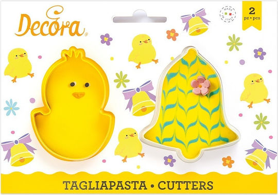 Decora Plastic Cookie Cutter 2pcs