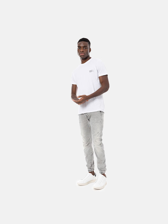 Namos Ανδρικό Παντελόνι Τζιν Ελαστικό με Slim Tapered Εφαρμογή Grey