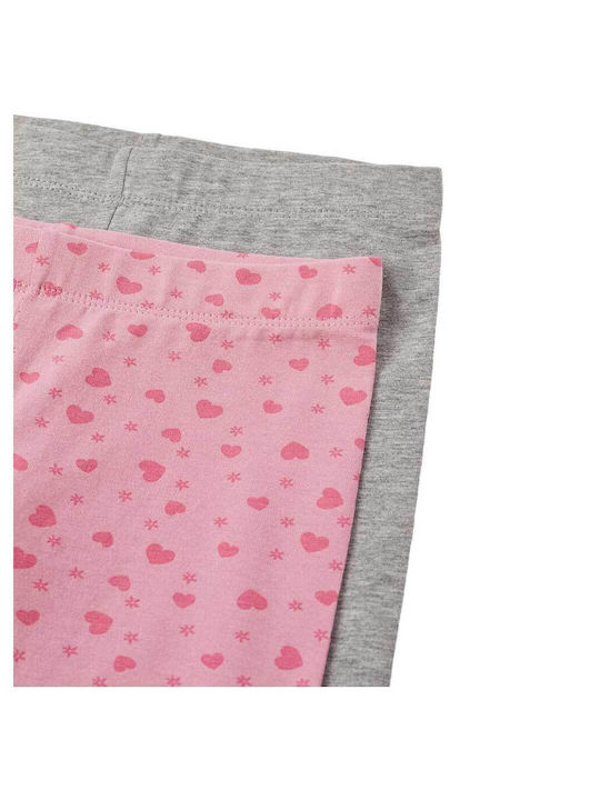 Zippy Set de Leggings pentru Copii Lungi Pink/Grey