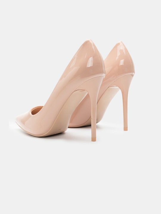 Luigi Patent Leather Pink Heels