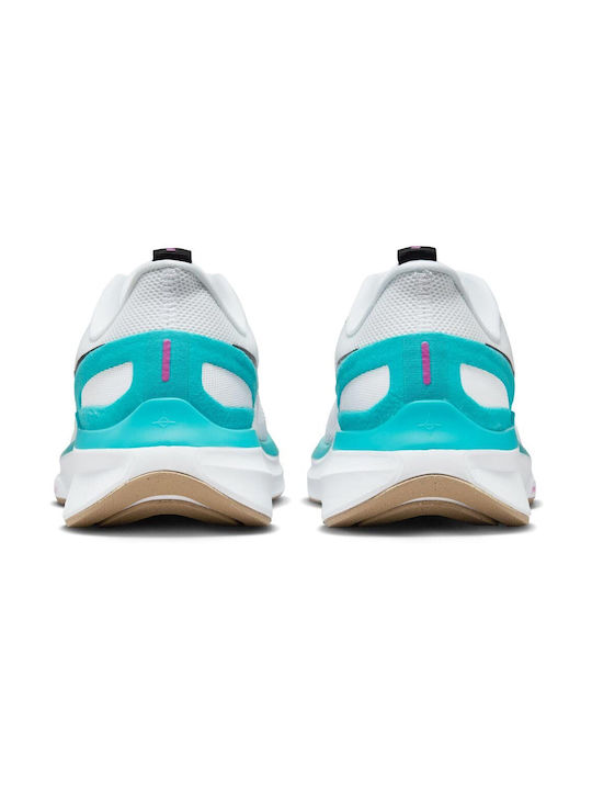Air Zoom Structure 25 Damen Sportschuhe Laufen Weiß