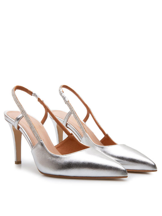 Labrini Silver Heels