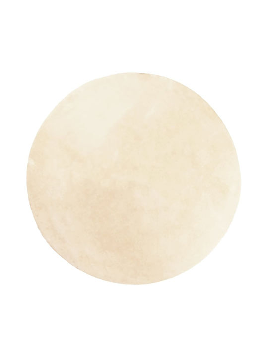 vidaXL Huarte Rug Round Cream