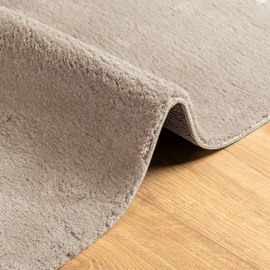 vidaXL Huarte Rutschfest Teppich Rechteckig Synthetisch,Polyester/Cotton/Leather Soft/ Flourishing