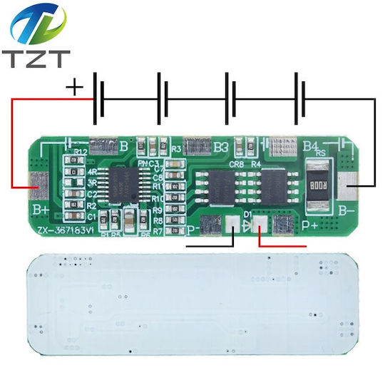 Lithium Battery Bms 4s Bms Pcb 4SEbd02