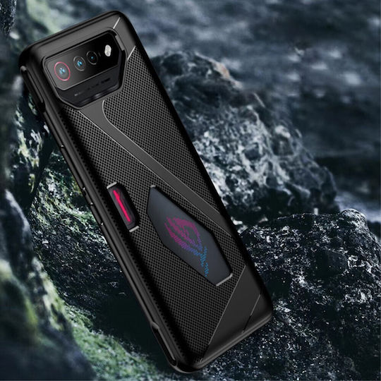 Asus Back Cover Πλαστικό / Σιλικόνης Μαύρο (Realme 7 5G)