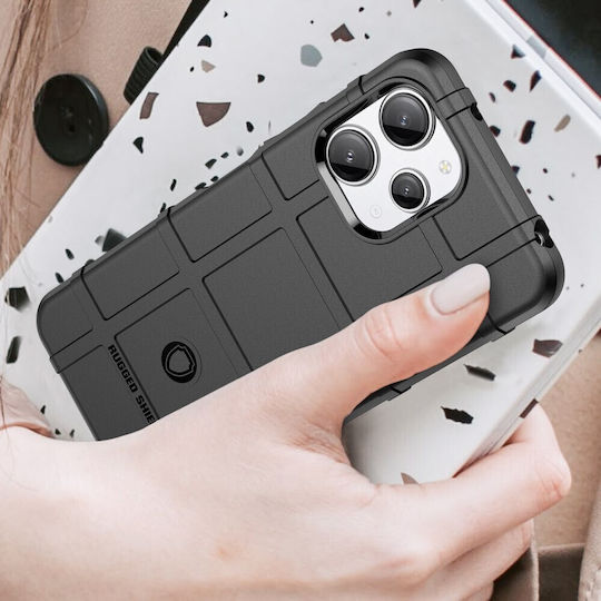 Shield Back Cover Σιλικόνης Μαύρο (Redmi 12 4G / Redmi 12 5G)