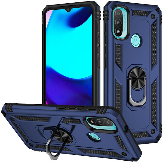 Erbord Back Cover Μεταλλικό Μπλε (Moto E20)