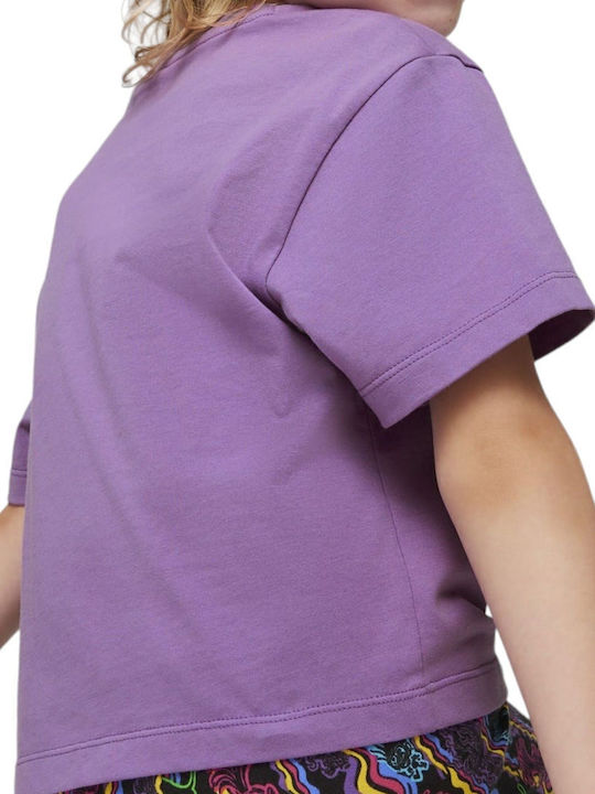 Παιδικό T-shirt Μωβ Graphic