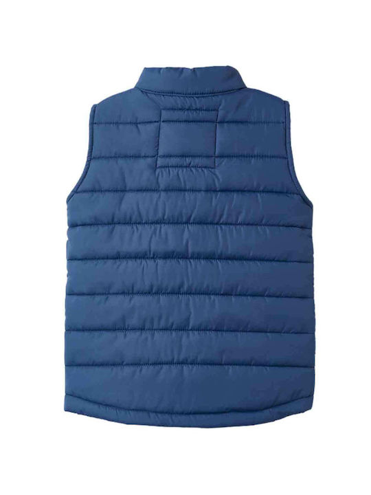 Zippy Kids Casual Jacket Sleeveless with Lining Blue