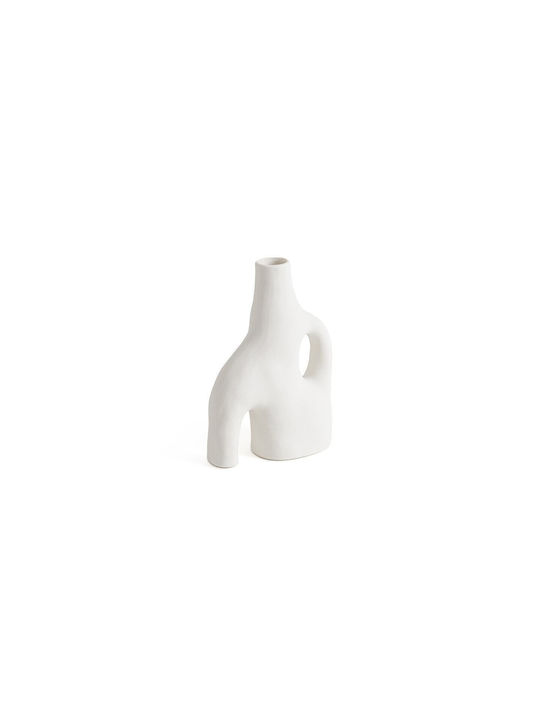 La Redoute Interieurs Vază Decorativă Ceramică Albă x14.2xÎ20cm