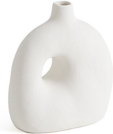 La Redoute Interieurs Vase Keramik Weiß 15,2x16cm